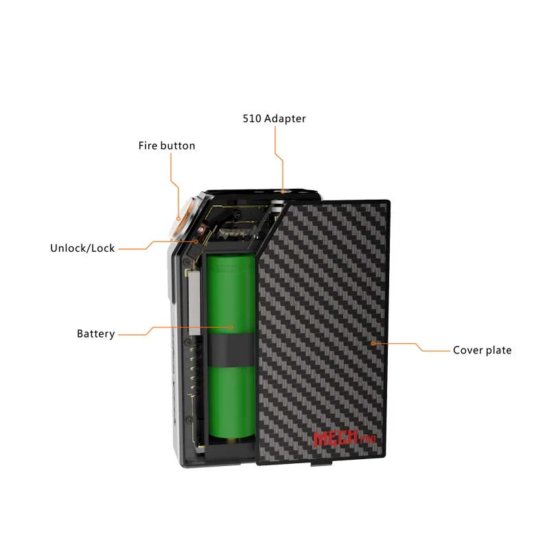 Geekvape Mech Pro Box Mod Akkuträger - Image 13