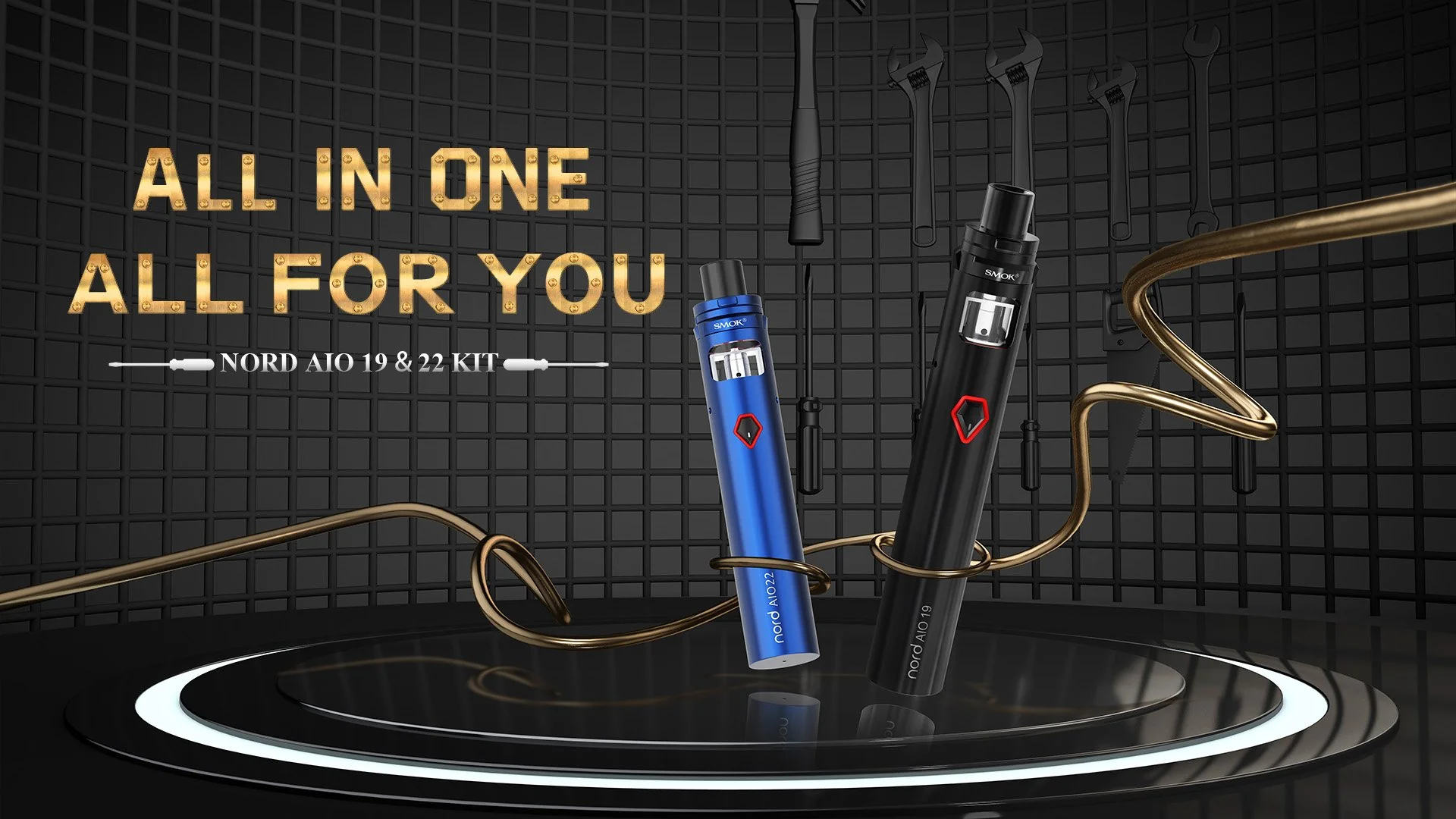 SMOK Nord AIO 19 Starterset - 1300mAh & 2ml - Image 8